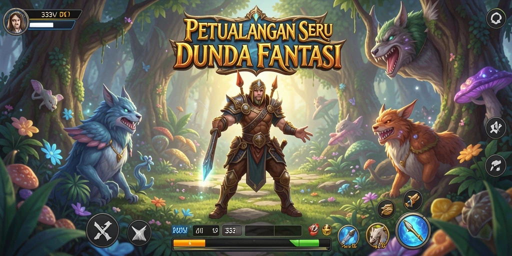 Tangkapan layar utama 333V menampilkan aksi permainan Adventure yang seru.