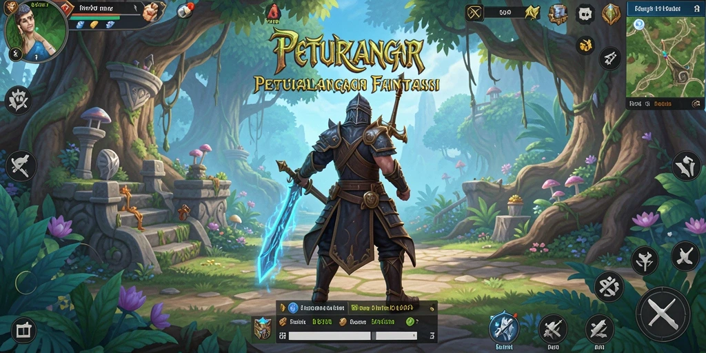 Tampilan gameplay RPG yang memukau dari 66K.