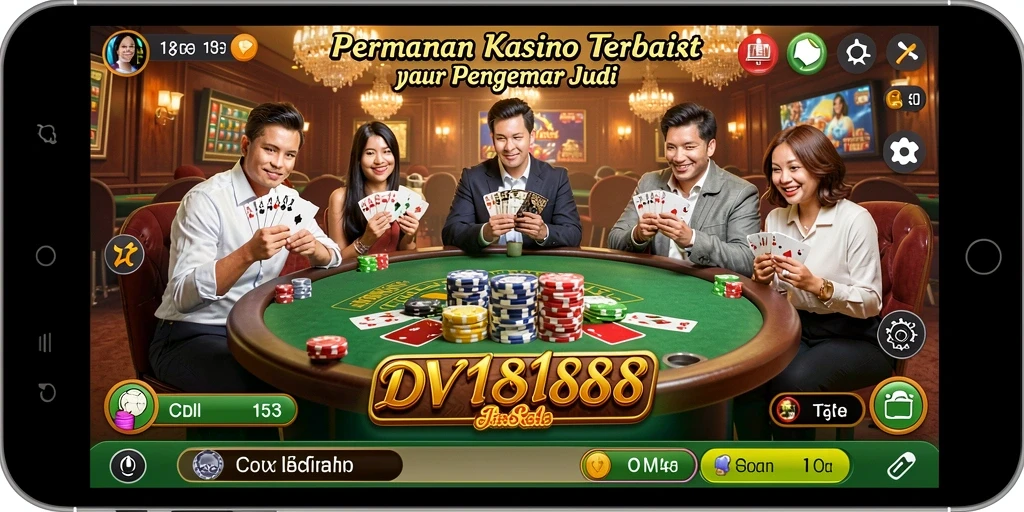 Tampilan menarik dari gameplay Kasino DV188 yang memikat.