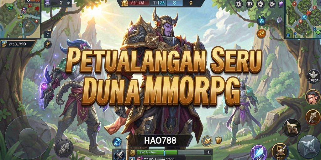 Tampilan gameplay HAO788 yang menakjubkan dalam dunia MMORPG.