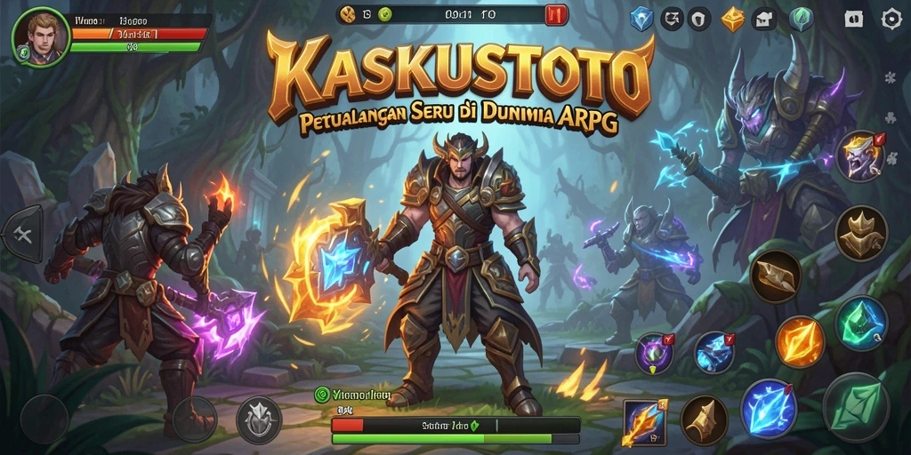 Screenshot gameplay KASKUSTOTO menampilkan aksi pertarungan yang mendebarkan.