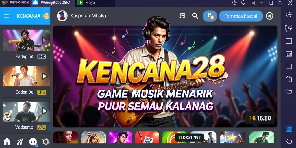 Tampilan gameplay KENCANA28 yang mengasyikkan dan interaktif.