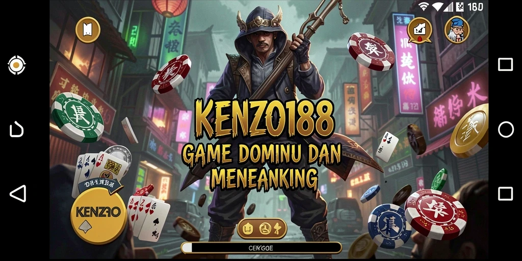 Tampilan menarik gameplay Domino di KENZO188.