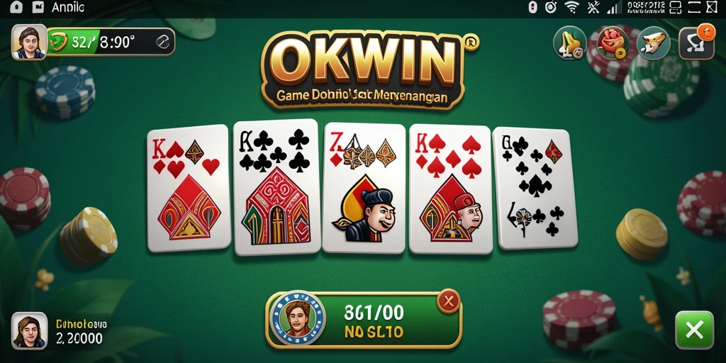 Tampilan gameplay menarik dan seru dalam permainan Domino.