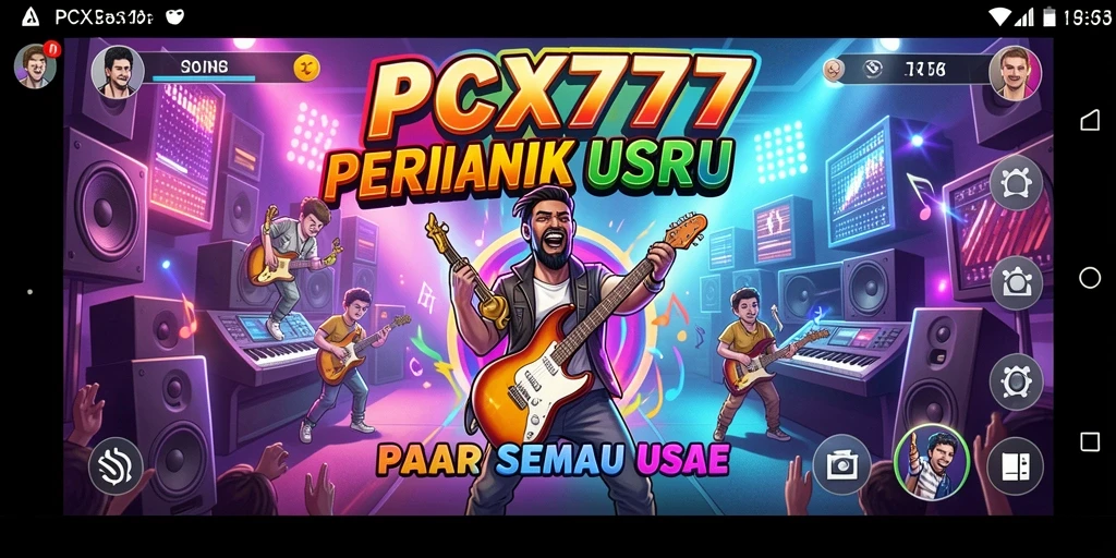Tampilan gameplay <strong>PCX777</strong> yang penuh warna dan dinamis.