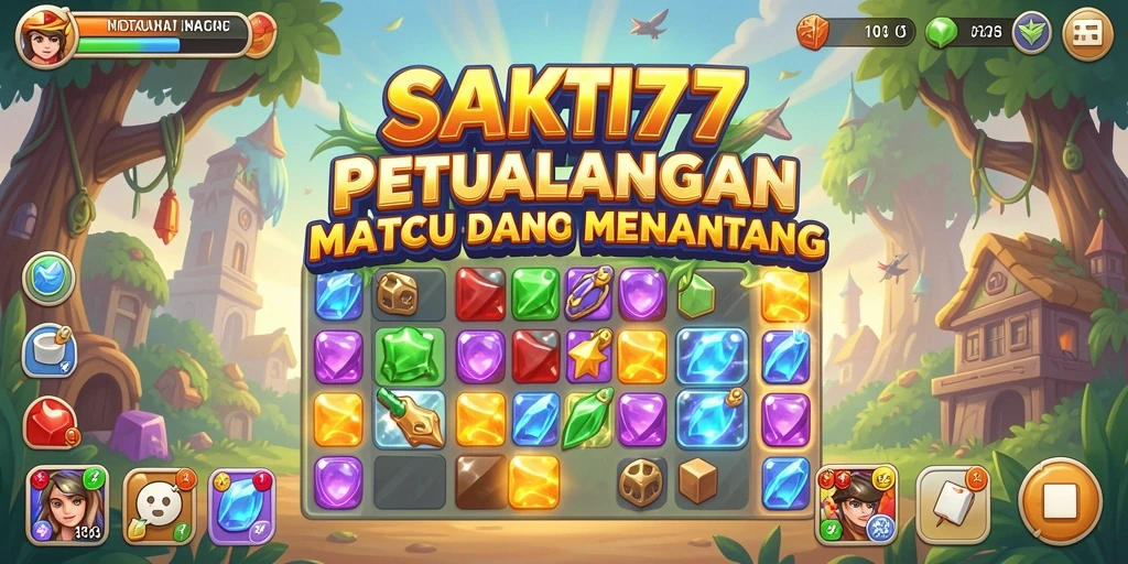 Tampilan gameplay SAKTI77 yang penuh warna dan seru.