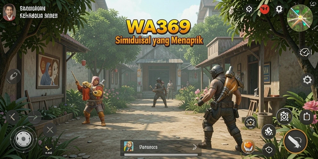 Tangkapan layar menunjukkan gameplay interaktif dari WA369.